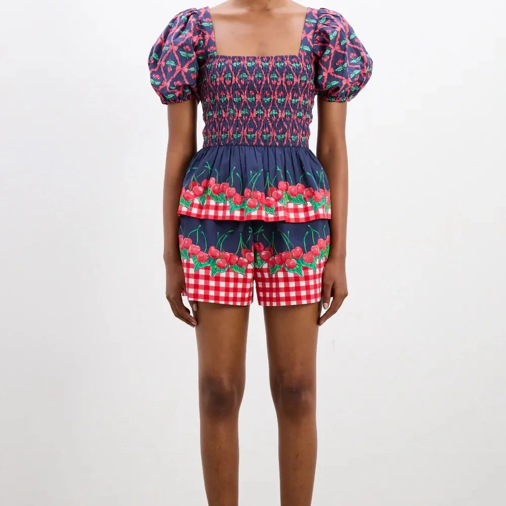 Damson Madder Allegra Blouse - Cherry Pie - Picture 3 of 8